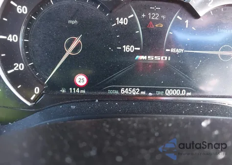 2019 BMW M550I xDrive из США, поврежденный, VIN WBAJB9C56KB464411